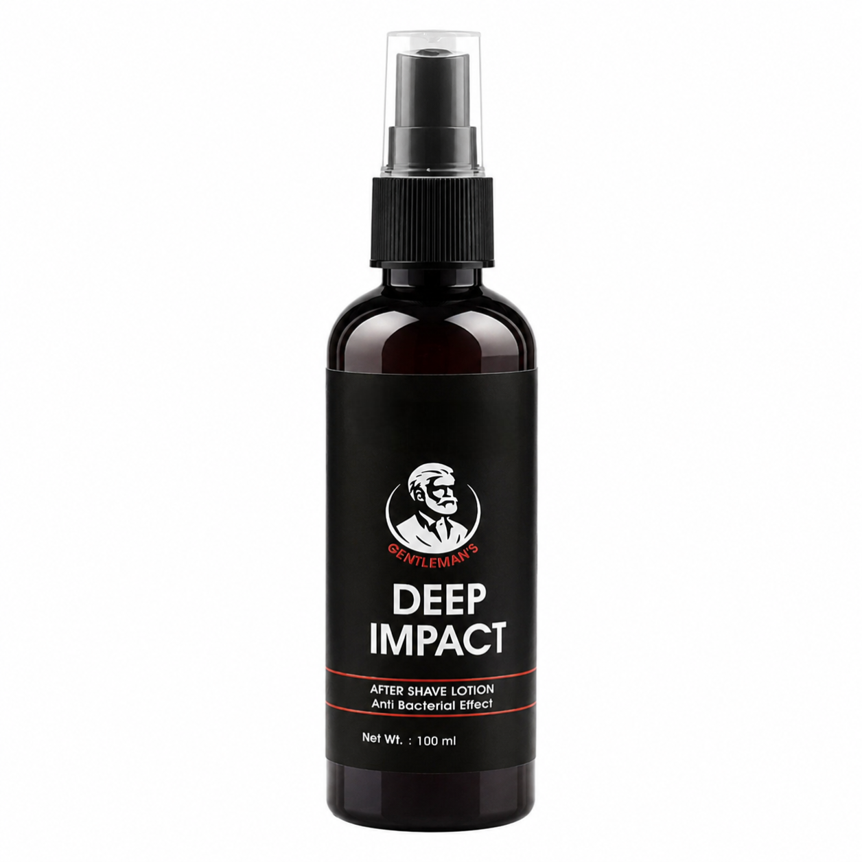 Gentleman's Deep Impact After Shave Lotion for Men | Anti-Bacterial Protection | Moisturizing & Refreshing Formula | 100ml