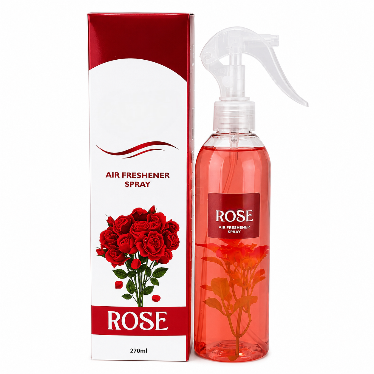 Rose Air Freshener Spray | Long Lasting Rose Fragrance | Odor Neutralizer | Room, Office & Bathroom Freshener | 100ml